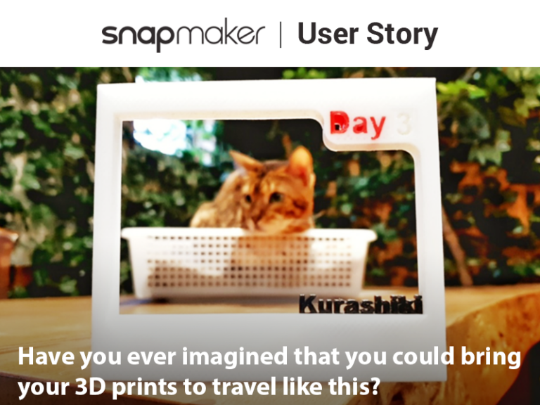 Have you ever imagined that you could bring your 3D prints to travel like this?