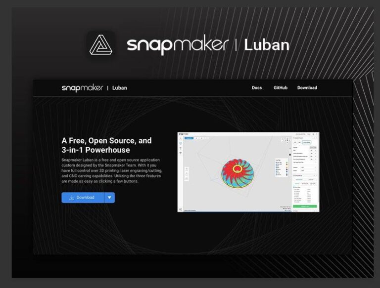 Our open source project: Snapmaker Luban