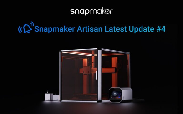 Snapmaker Artisan Update #4 | Sound Level Mid-printing, Flatness Test, Vibration Compensation, Bed Heating Test