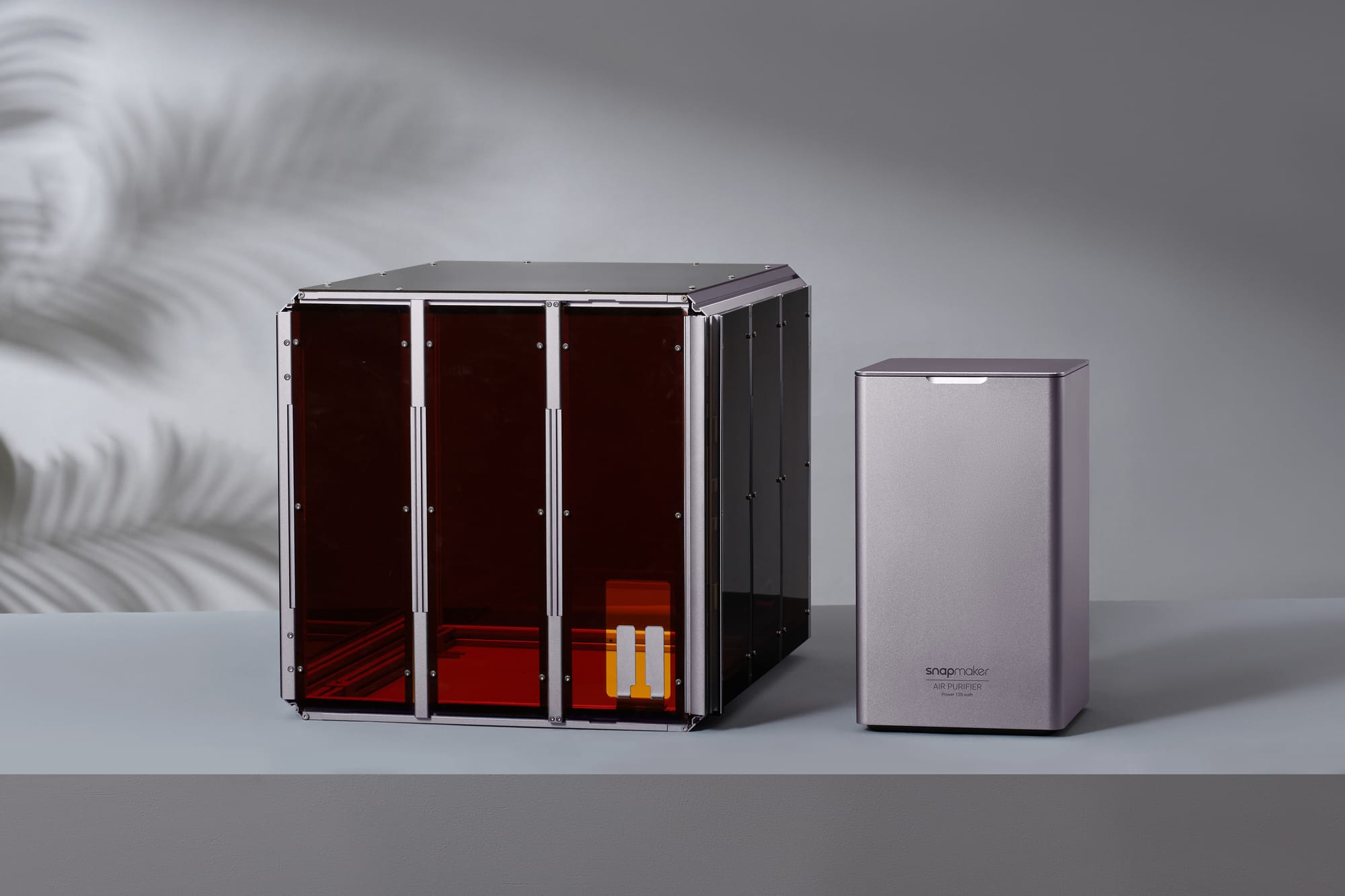 enclosure and air purification for laser fume control